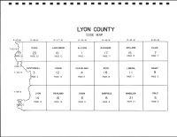 Lyon County Code Map, Lyon County 1998